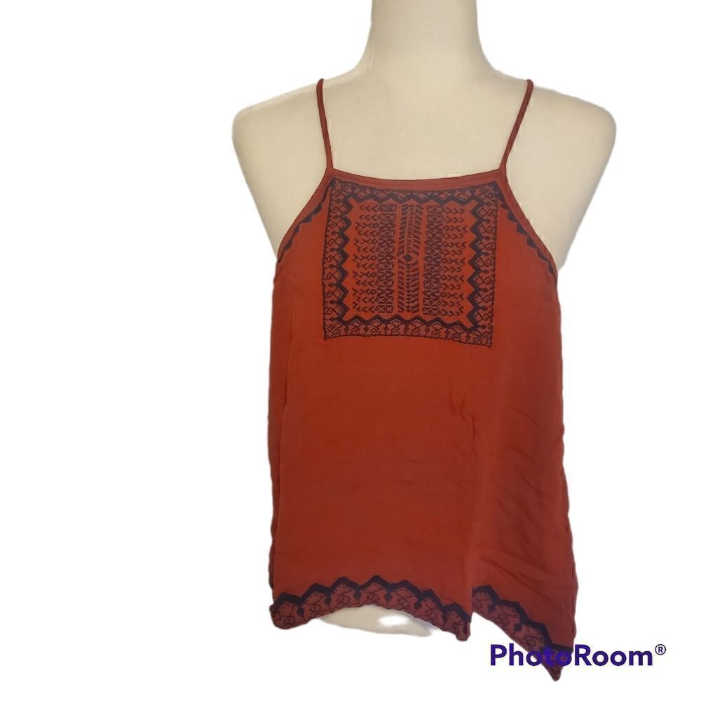 Chloe & Katie boho open back tank top xl